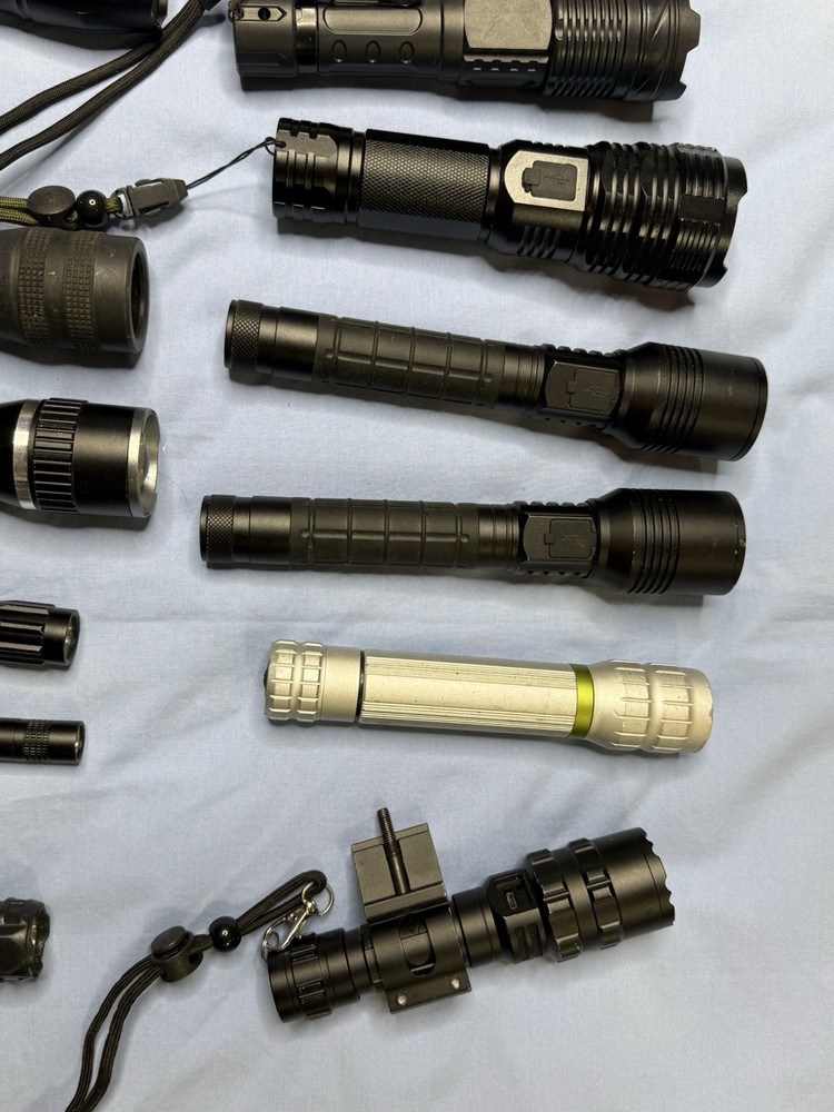 Flashlight Lot 16 Flashlights In Total