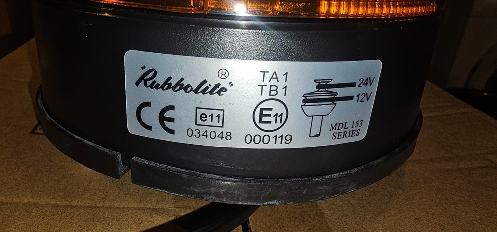 Rotating beacon 12 V - 24 V