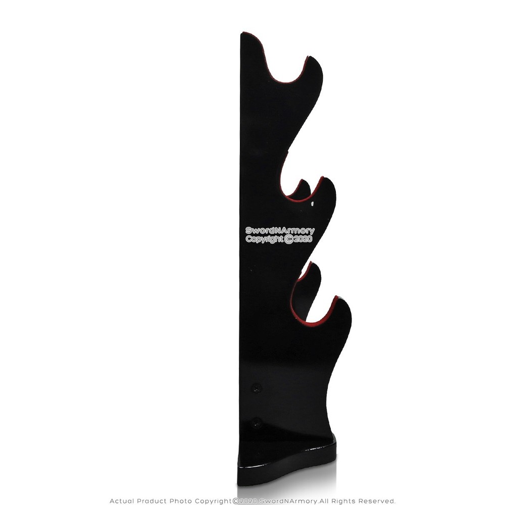 Musashi Multi Function Three Tier Tabletop Wall Mount Sword Stand Samurai Katana