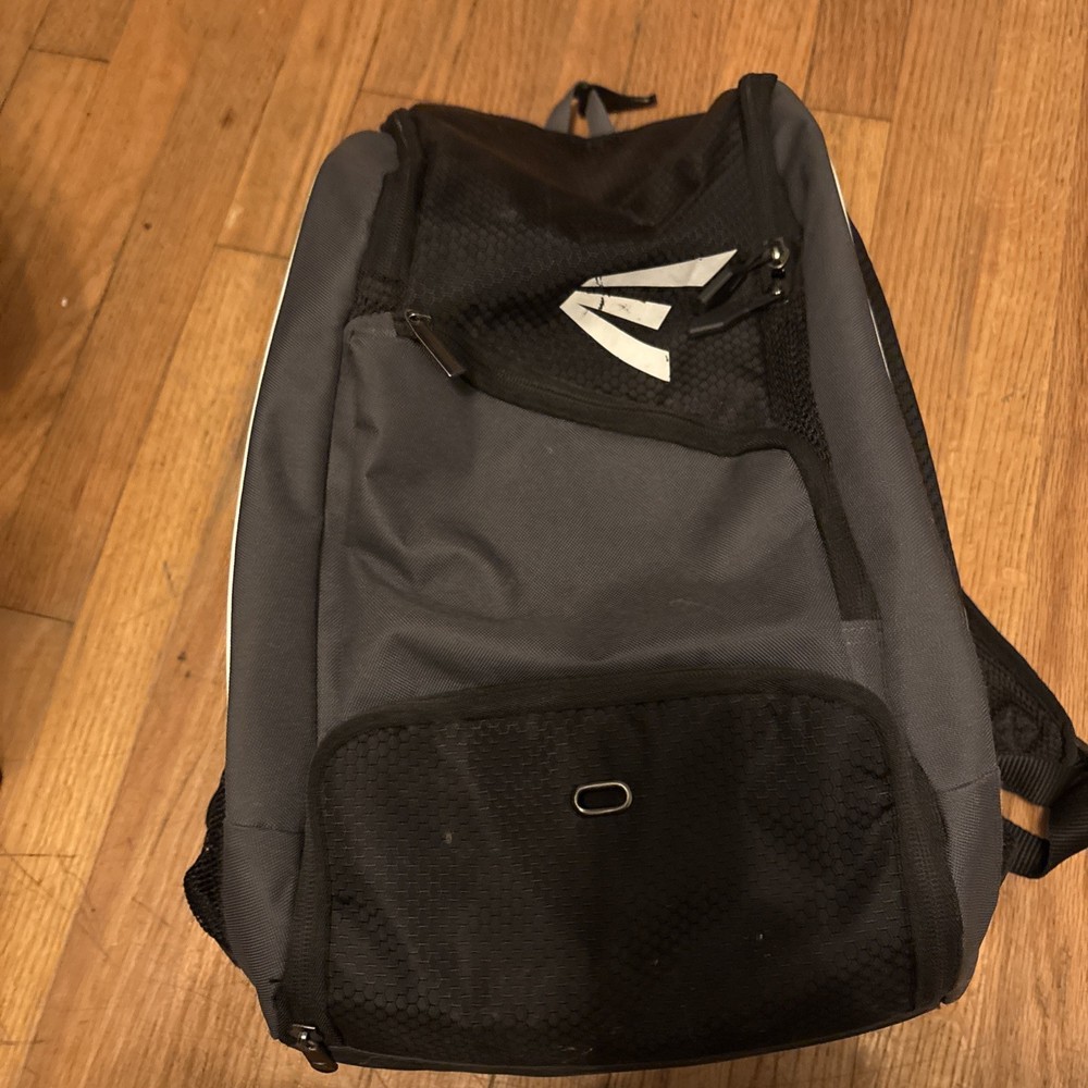 Easton Softball Baseball Bat Backpack Bag Black/Grey EUC