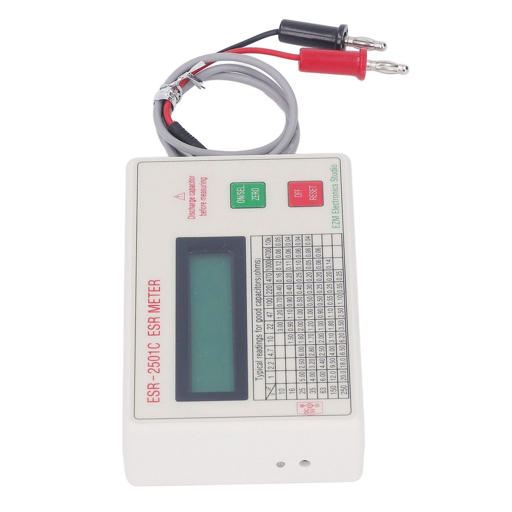 Handheld Capacitor Tester Smart Shutdown Function Capacitance Meter
