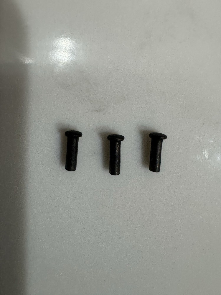 Black Gi Joe / Funskool / Estrela  Rivets Approximately 200 Pieces Arm Rivets