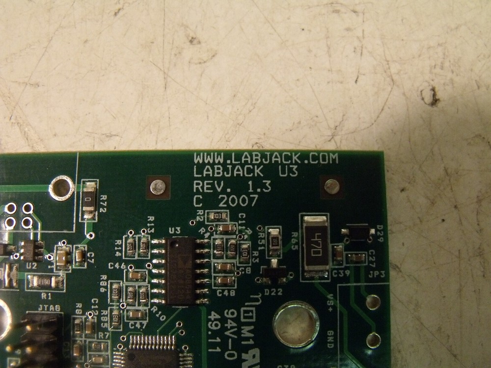New Labjack U3 Rev 1.3 Data Acquisition Module Board