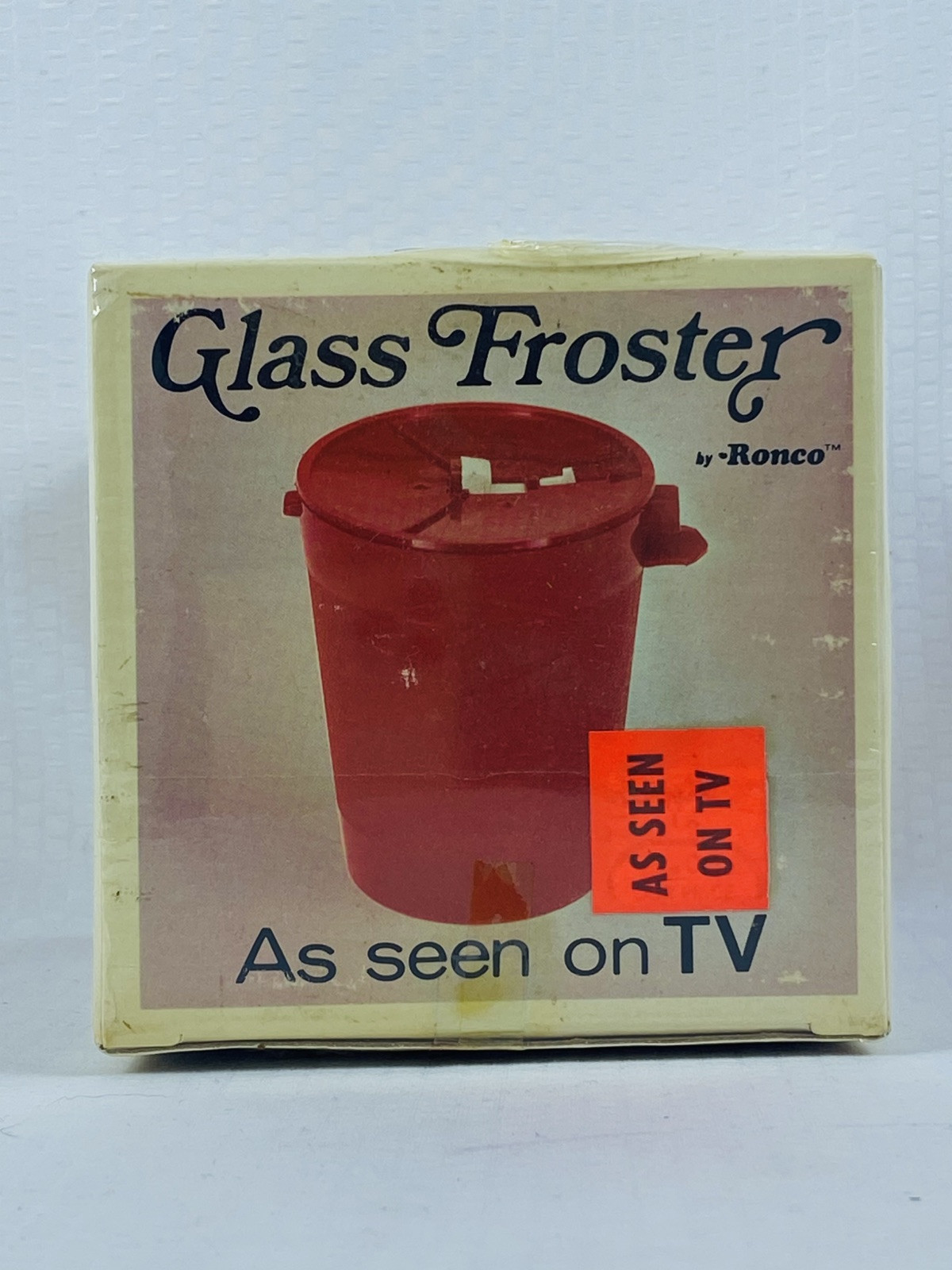 1975 VTG Glass Froster by Ronco Retro Collectible Barware NOS NEW and SEALED