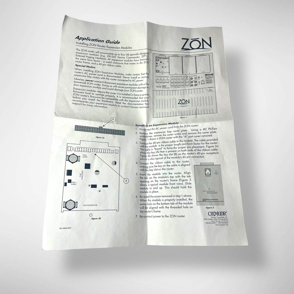 Zon Audio Commander Module ZIR-232