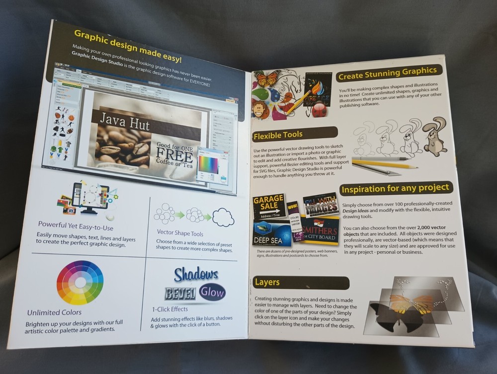 SummitSoft Graphic Design Studio Easy Illustration & Design Software For Windows