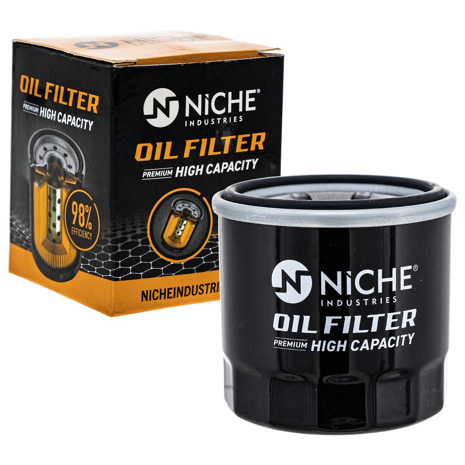 NICHE Oil Filter for Suzuki 16510-07J00 16510-34E00 GSXR600 GSXR1000R