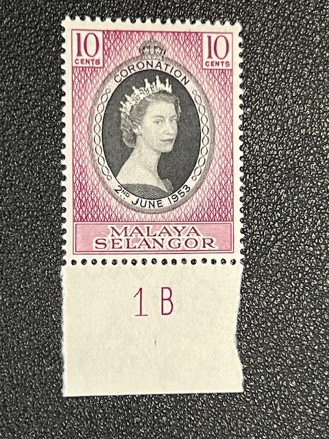 Malaya Selangor stamp 101 MH