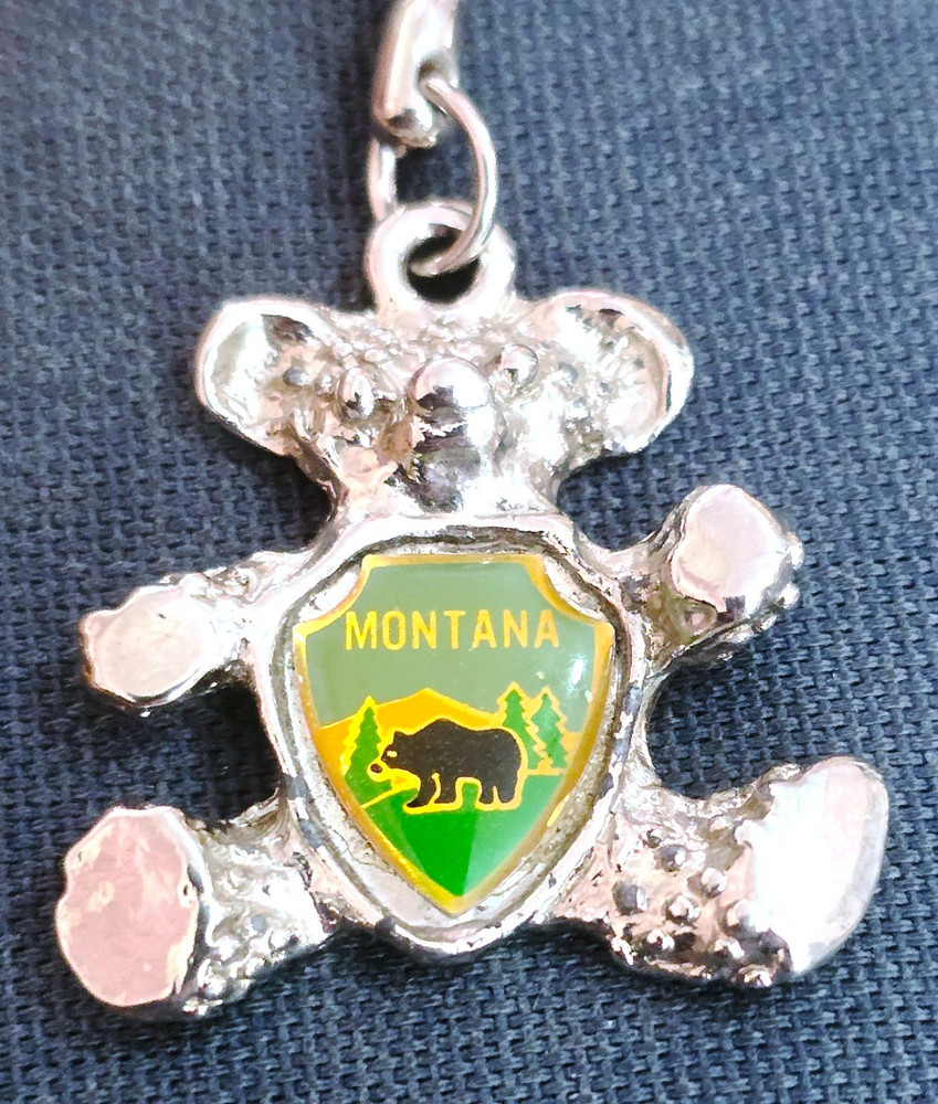 Souvenir Montana Keychain Keyring