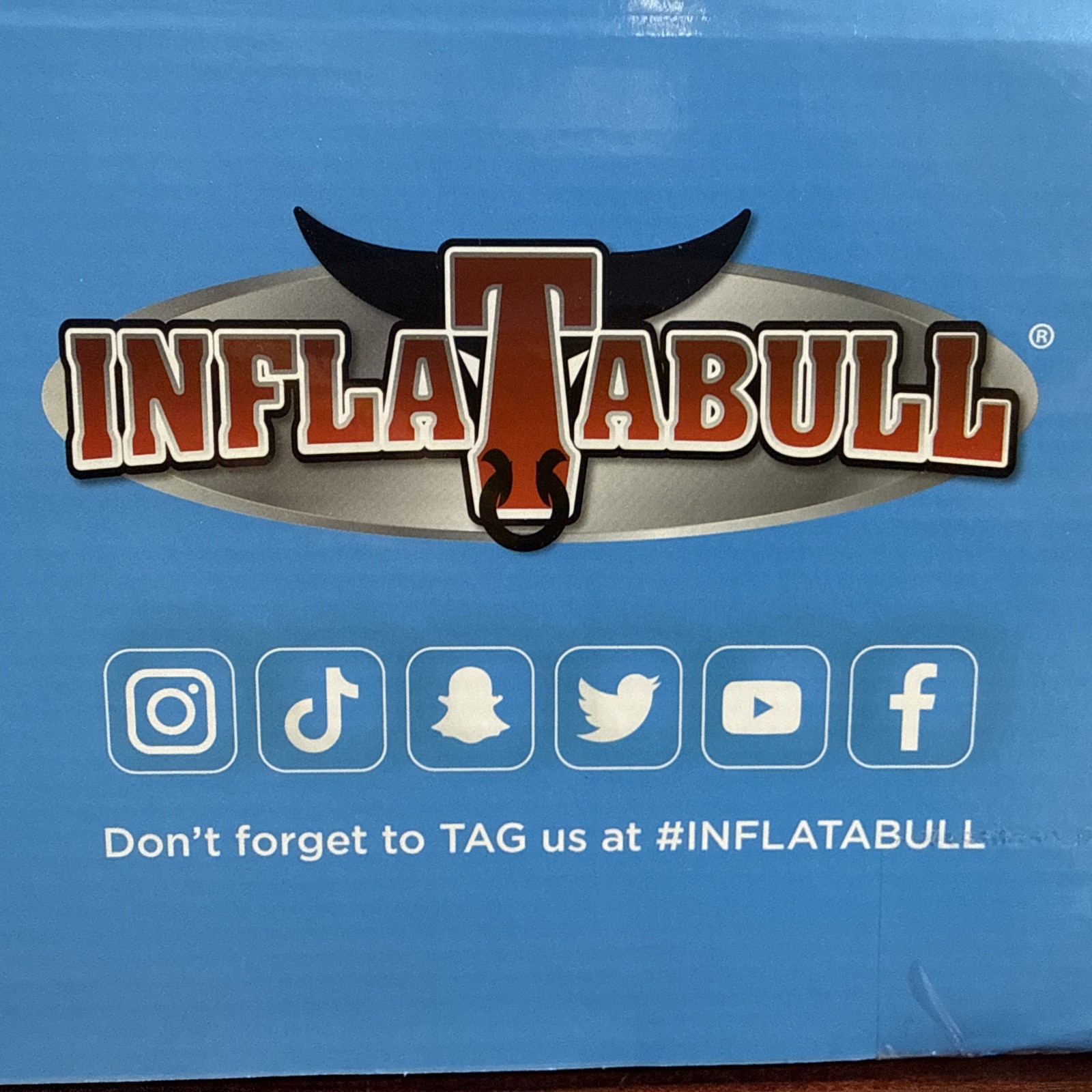 Inflatabull Inflatable Ride On Rodeo Bull Pool Toy Float Ages 9+ New Unopened