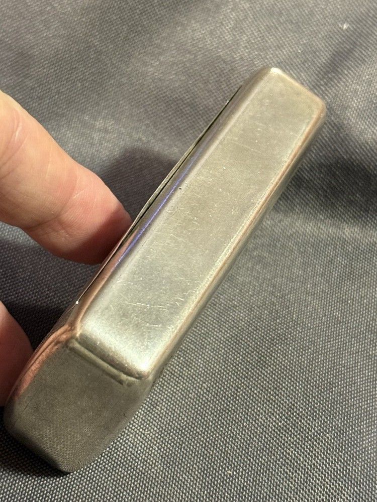 Antique Victorian 800 Silver Snuff Box Dated 1874
