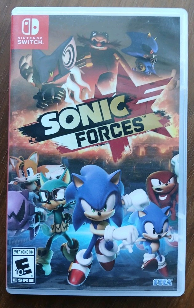 Replacement Case (NO GAME) Sonic Forces Nintendo Switch Artwork Original