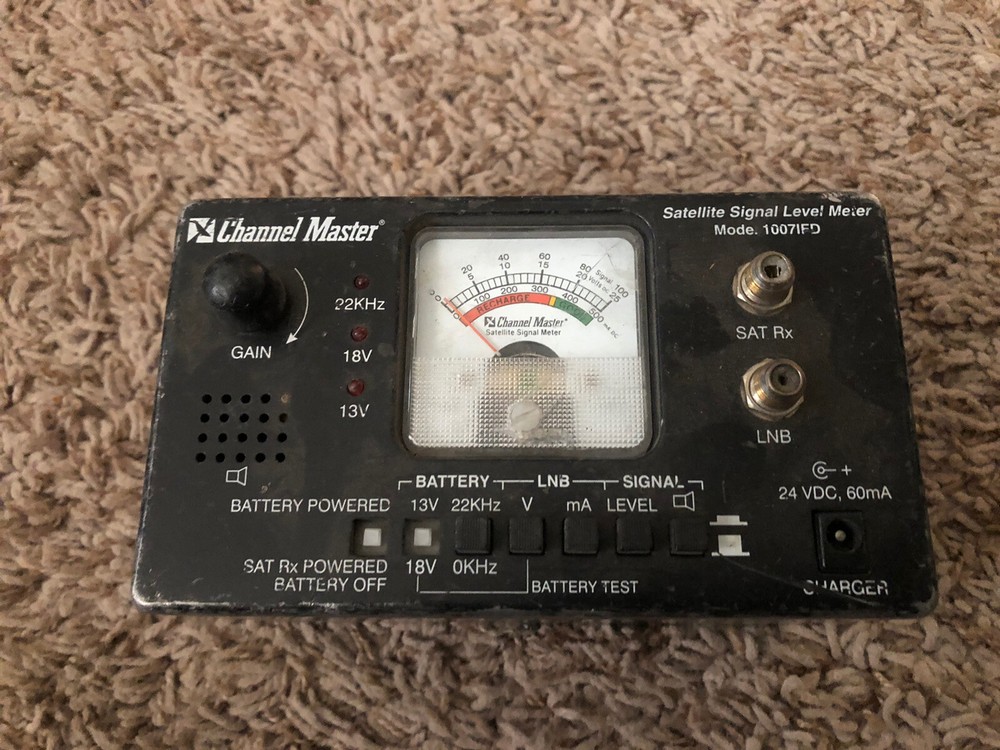 Used Channel Master 1007IFD Satellite Signal Level Meter.