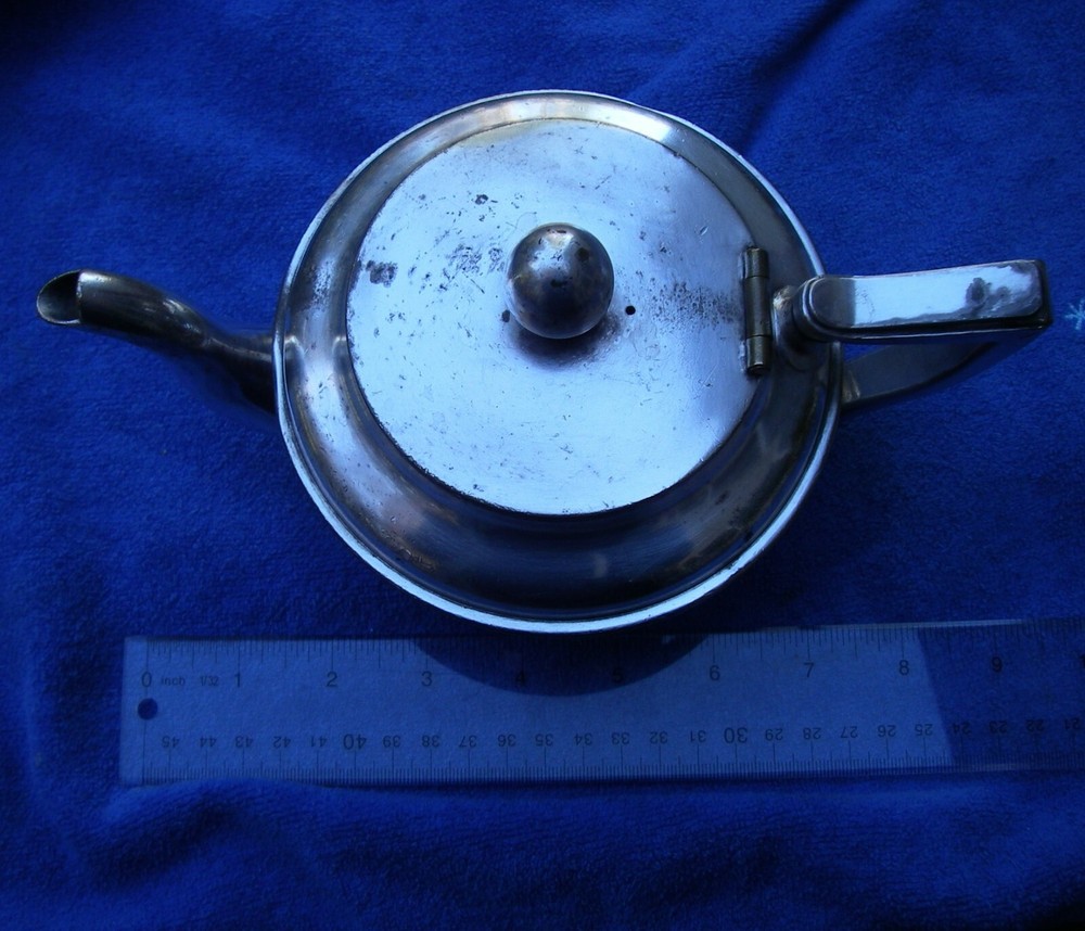 Vintage HOTEL WARE Silverplate TEAPOT-Heavy-AS IS-NR