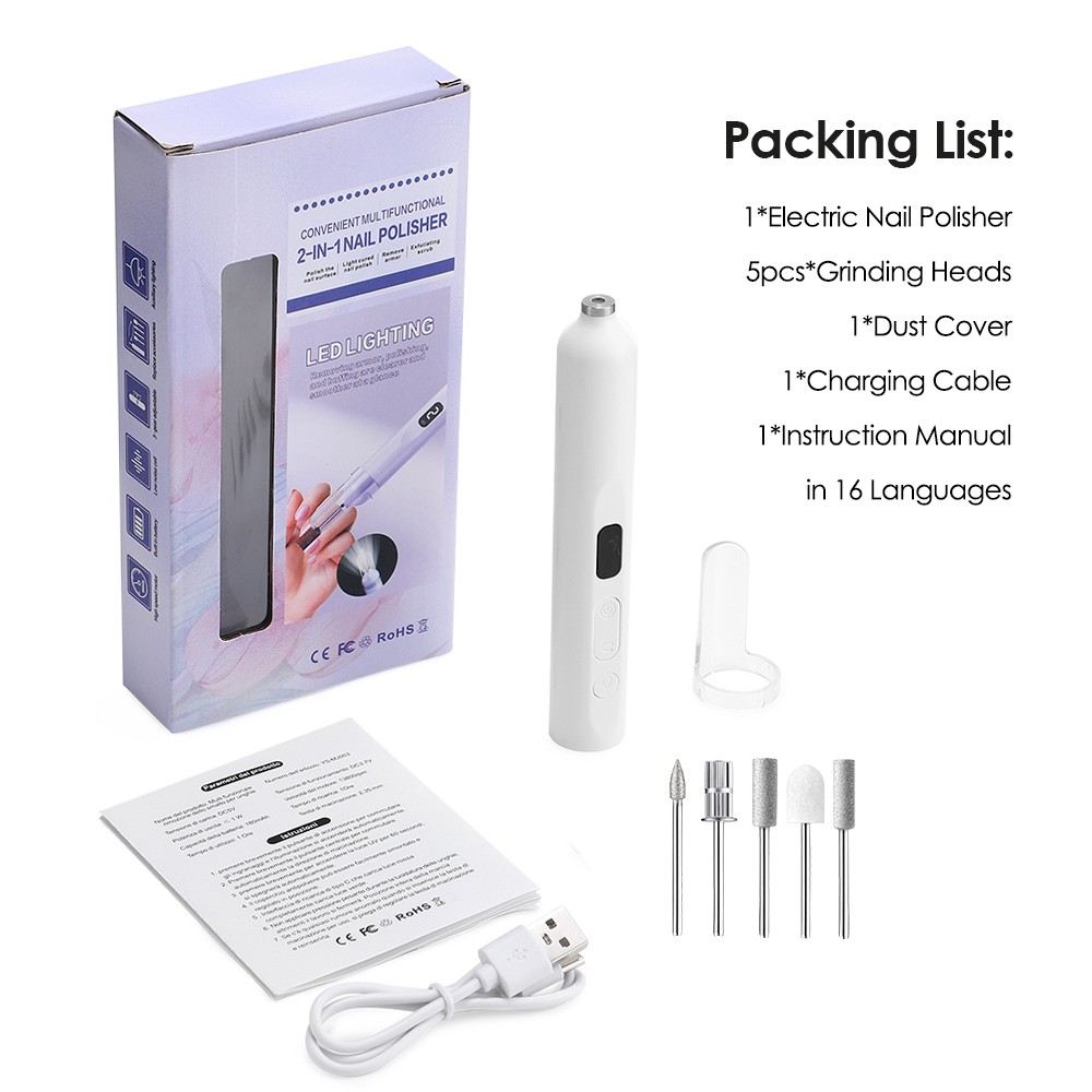 Professional Self Toe Nail Grinder For Thick Toenails Set Manicure And Pedicure