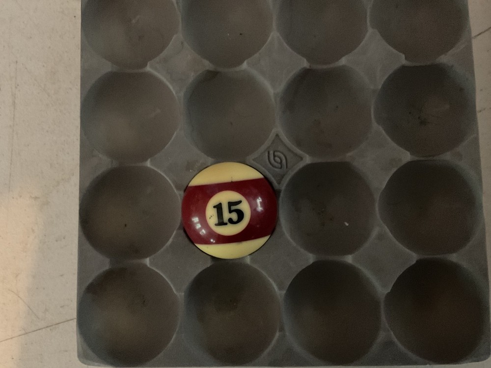 Aramith Pool Ball #15 Used