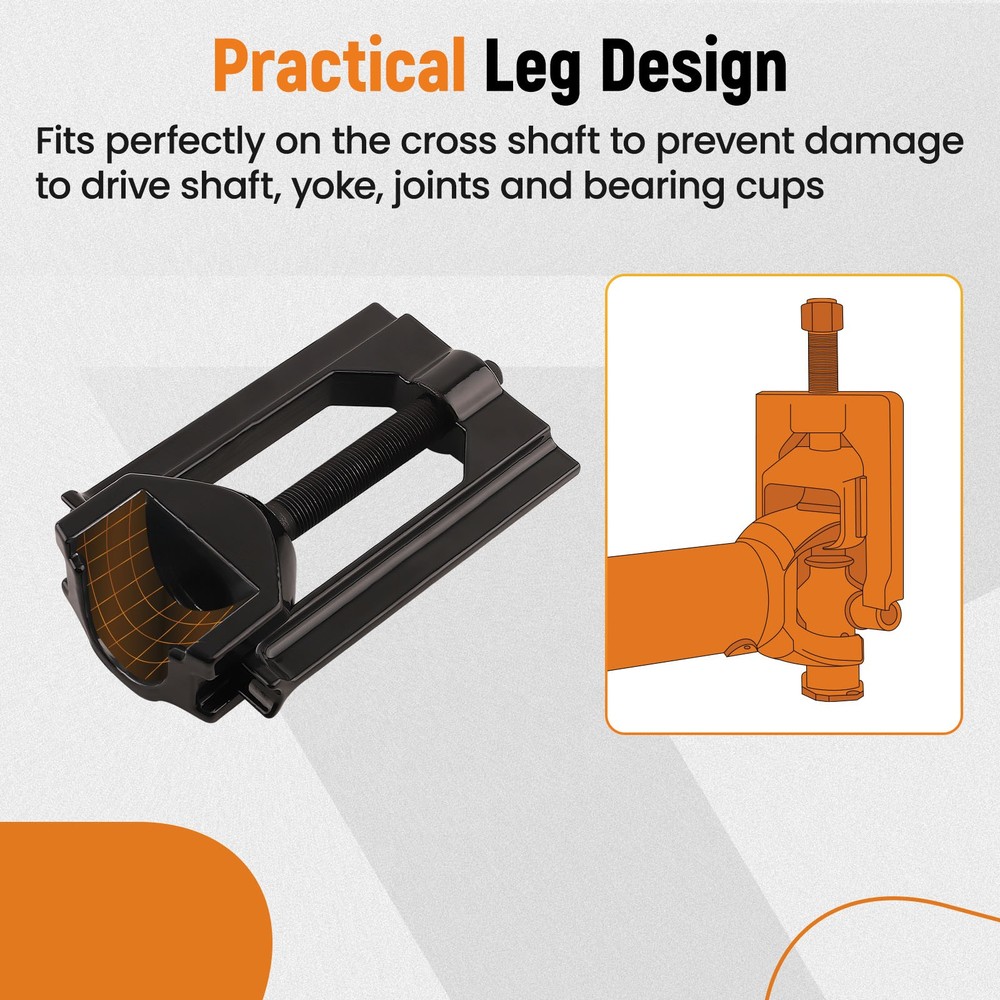 Universal Joint Puller Press Removal U-Joint Tool Class 1-3 For Ford 10105 Black