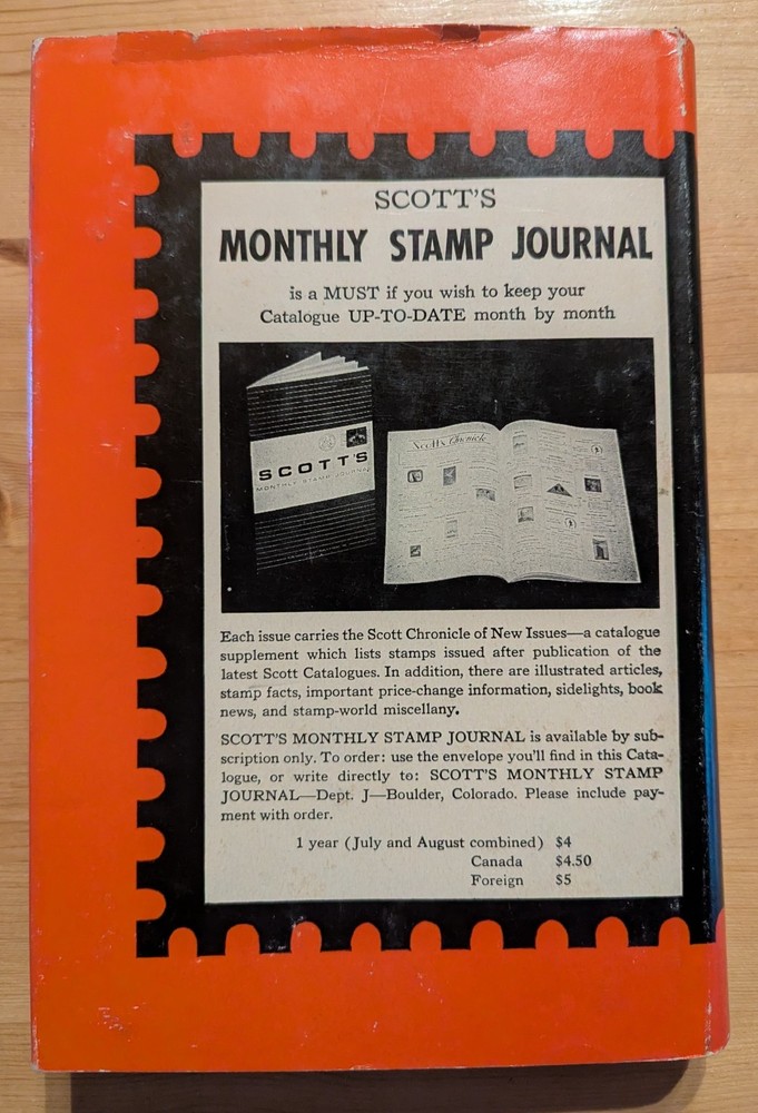 1968 Scott's United States Stamp Catalogue, Specialized