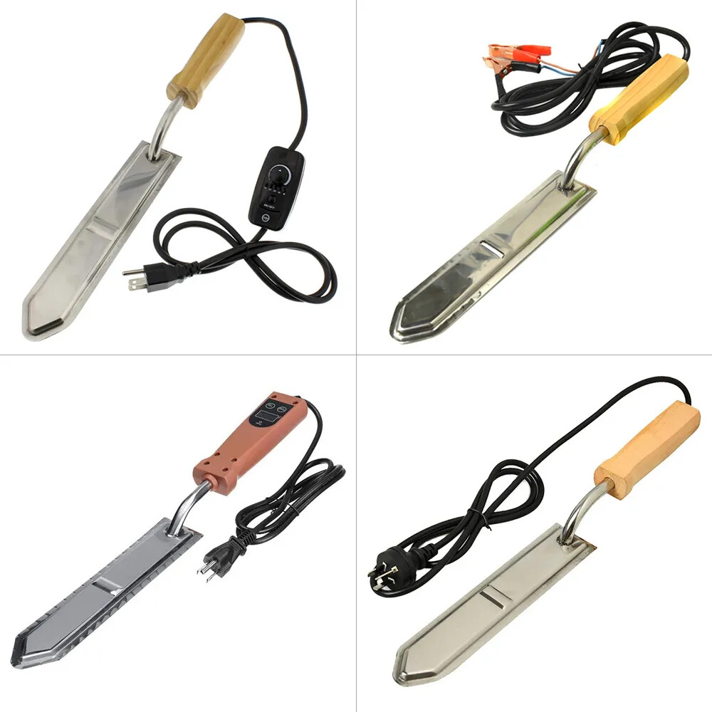 Heating Electric Bee Honey Knife Cutter Temperature Control Uncapping Scraper