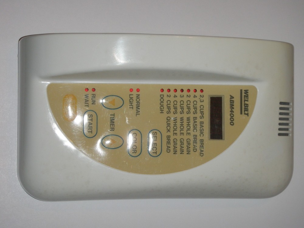 Electronic Control Panel for Welbilt Bread Machine Model ABM4000 only