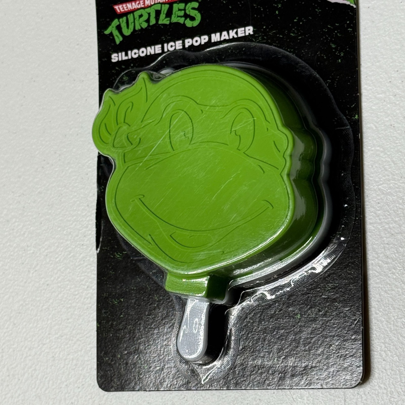 Teenage Mutant Ninja Turtles Silicone Ice Pop Maker Green Mold Kids Treats New