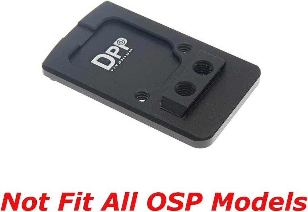 Precision CNC Machined Red Dot Plate for Springfield XD – Lightweight & Durable