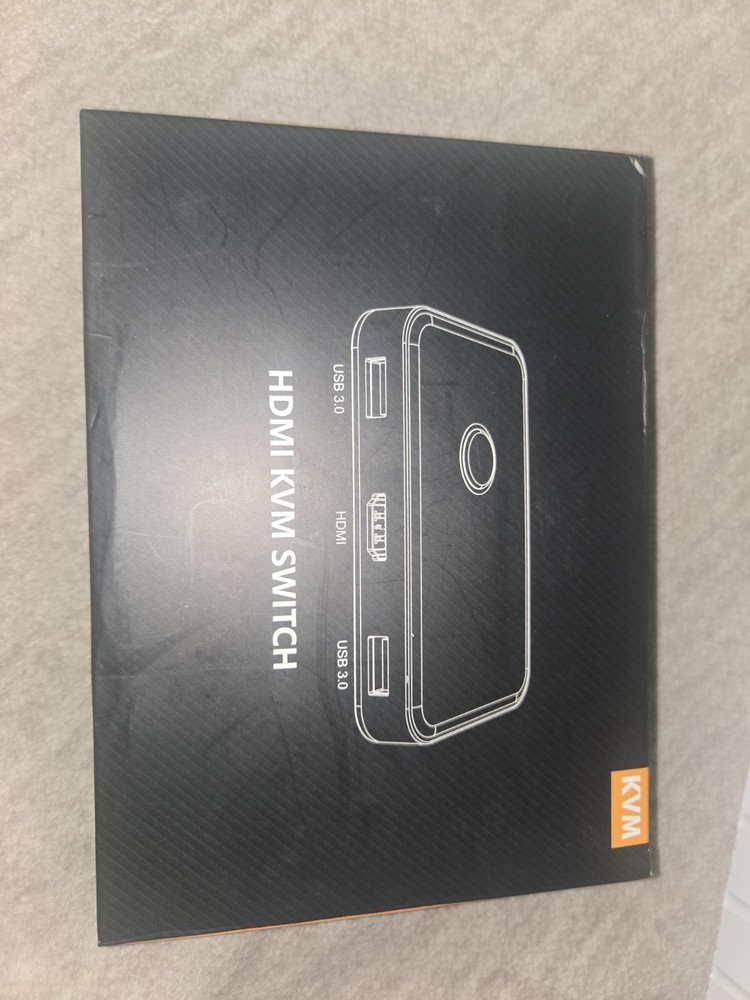 KVM Switch HDMI 2 Port Box ABLEWE USB and HDMI Switch