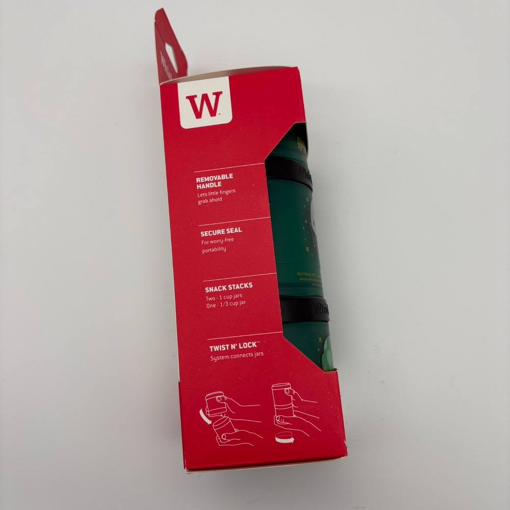 NEW Whiskware - Harry Potter Stackable Snack Pack Containers
