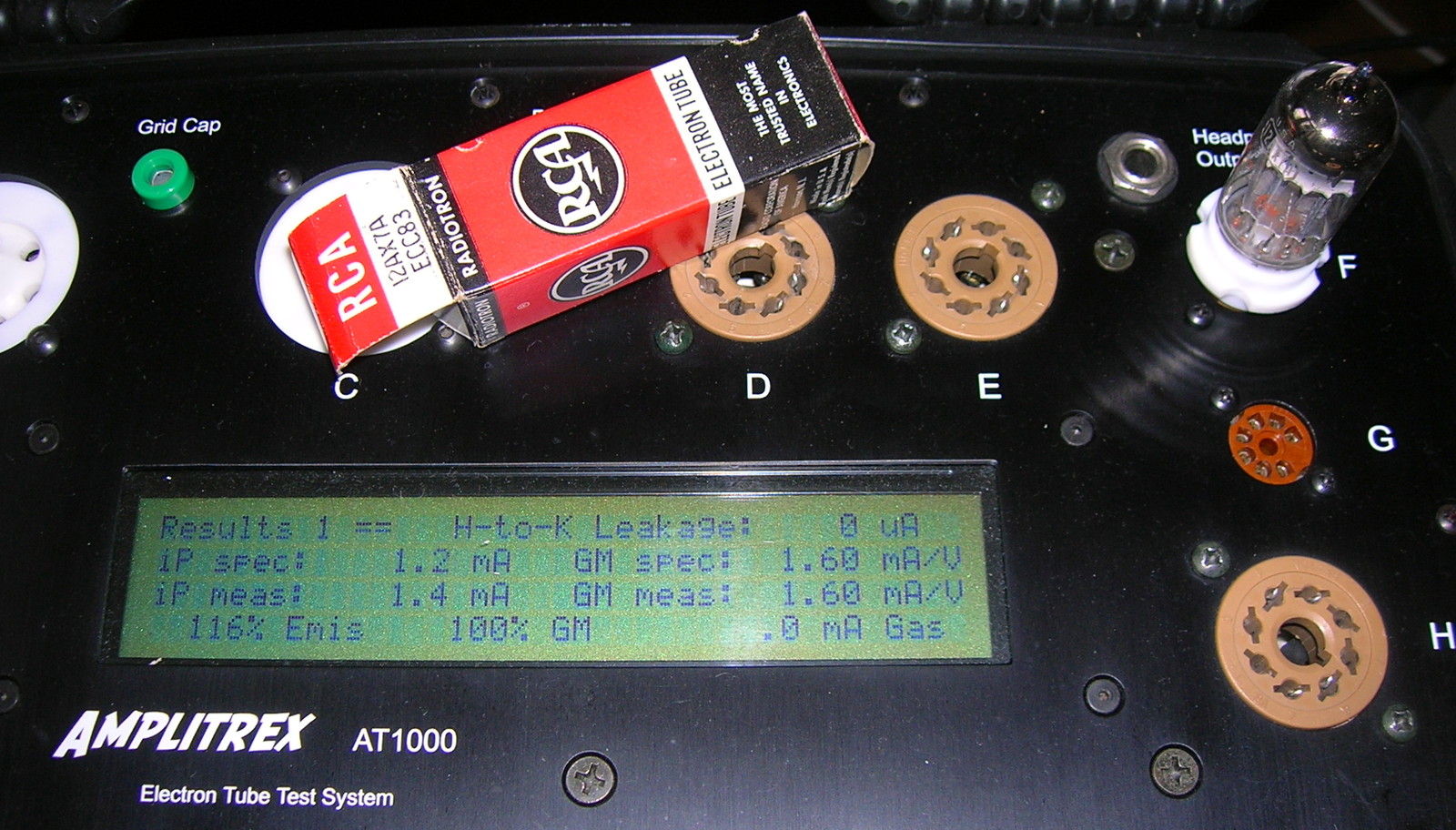 NOS RCA 12AX7A ECC83 12AX7 USA TUBE CREAM OF THE CROP HIGHEST EMISSIONS!