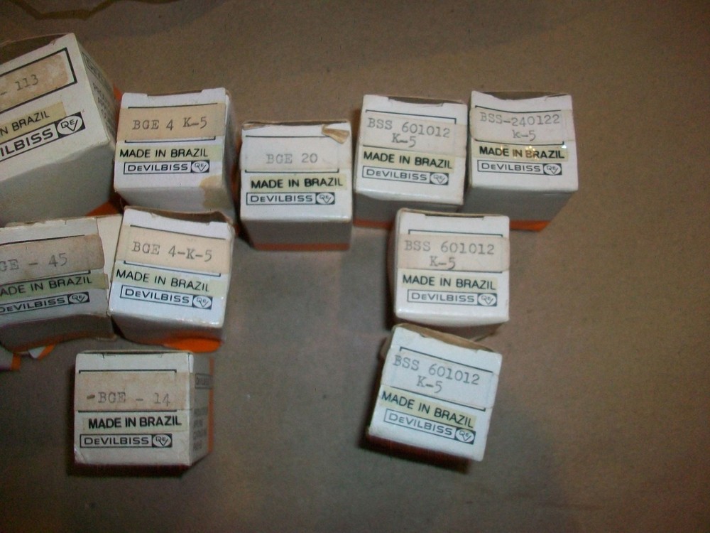16pc DeVilbiss Service Parts BGE 516 BSS 601012