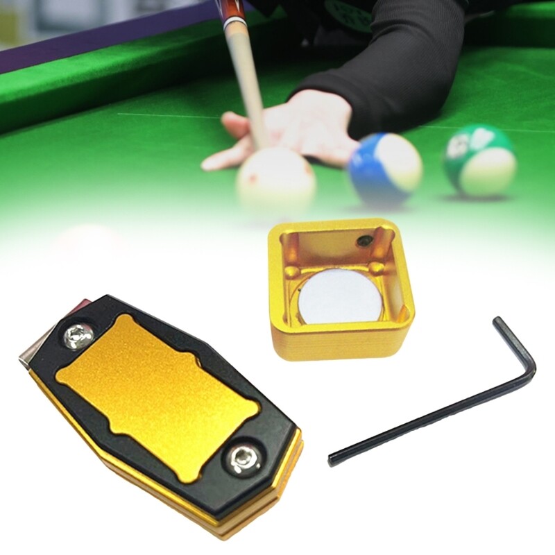 Billiard Chalks Case with Clip Pool Chalks Holder Billiard Chalks Box