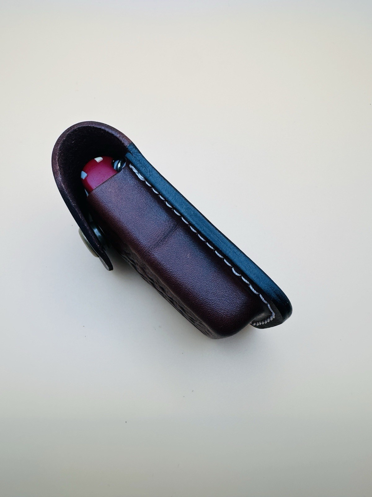 Leather Sheath Pouch Fits Victorinox Swiss Champ & 6–7 Layer Swiss Army Knives