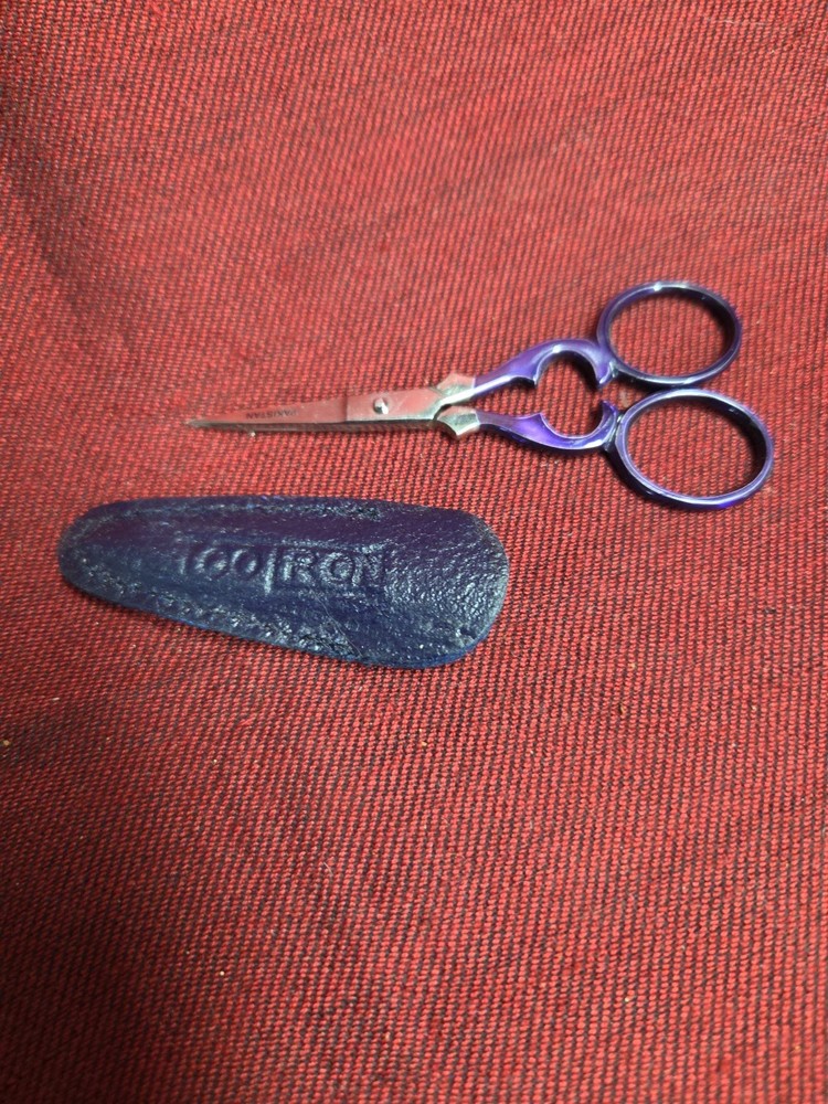 Tool Tron Embroidery Scissors Leather Sheath