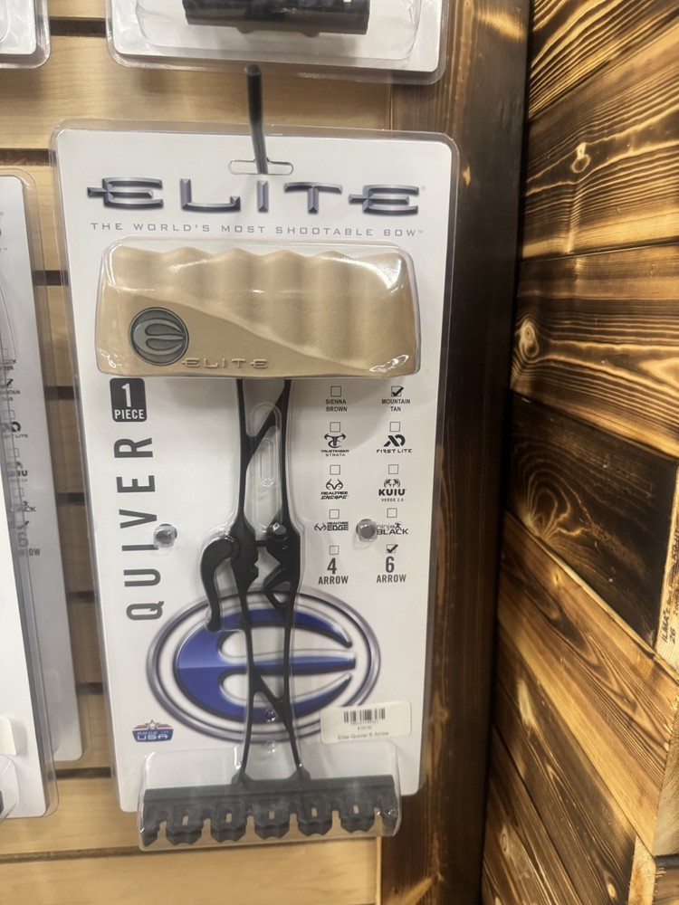 Elite 6 Arrow Quiver Tan