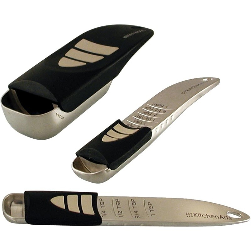 Adjustable Measuring Set Pro Precision Kitchen Tools 3-in-1 Scoop Spoon New