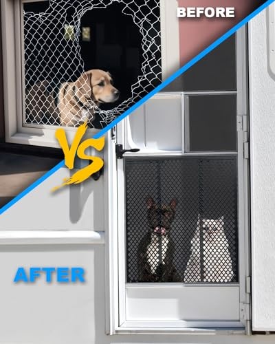 Protector de puerta de RV para perros, protector ajustable para puerta de