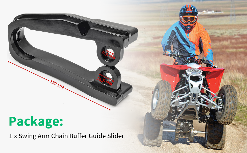 Chain Slider Swing Arm Front Buffer Guide For Honda TRX 400EX TRX 400X 1999-2014