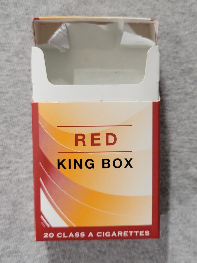Collectible 24/7 Red Kings Used EMPTY Cigarette Box Pack