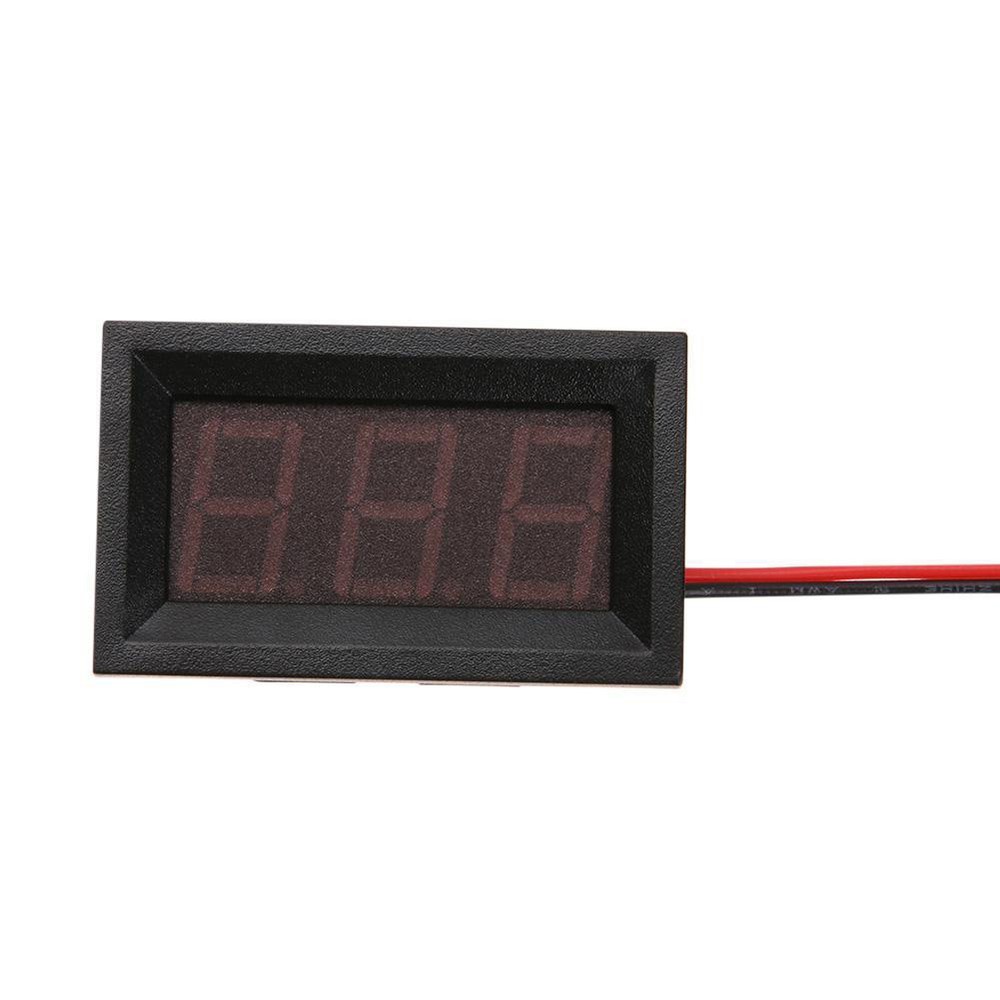 4.5-30V DC Two-Wire 0.56" Red Green Blue Panel Mount Digital Voltage Voltmeter