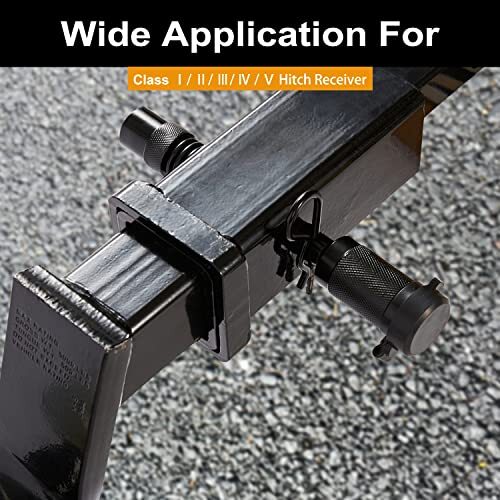 Trailer Hitch Lock Set Solid Locking Hitch Pin with 5/8" and 1/2" Dia 4" Long...
