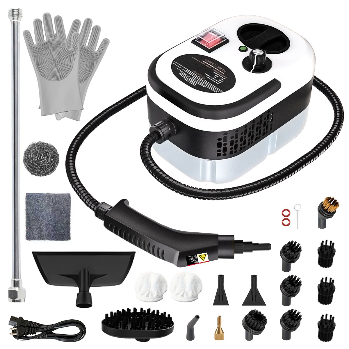 Handle Control Handheld Steam Cleaner High Temp Pressure Cleaning Machine 2500W