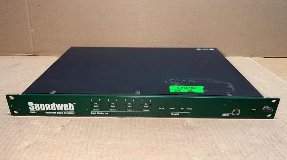 BSS SOUNDWEB 9088ii NETWORKED SIGNAL PROCESSOR - TESTED