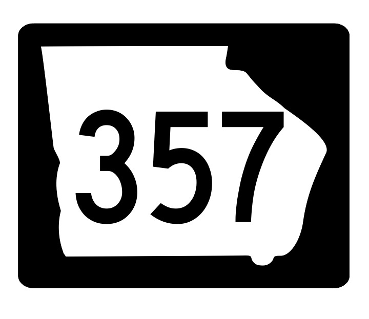 Georgia State Route 357 Sticker Decal