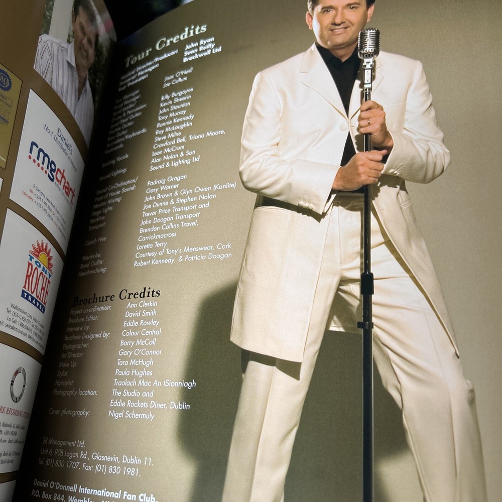 Daniel O'Donnell Official Tour Program Programme 2006 VG+