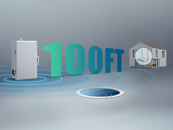 DEWENWIL WiFi Pool Pump Timer, Wireless Controller Timer for Pool, Water Heater,