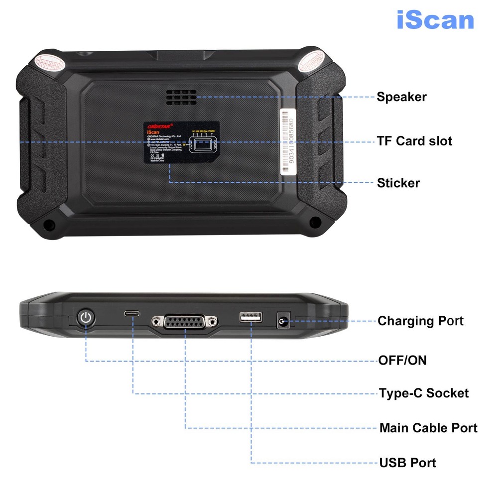 OBDSTAR iScan for Polaris Intelligent Motorcycle Diagnostic Scanner Tool Coding