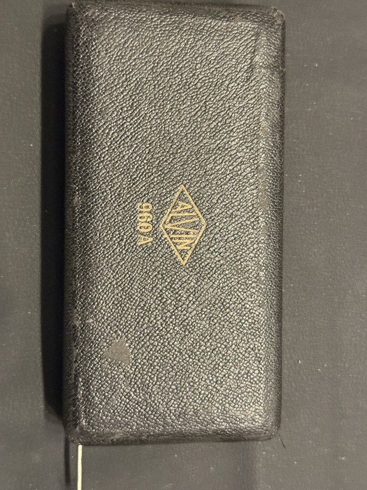 Alvin 960A Germany Drafting Compass Set in Case Vintage Precision Tool