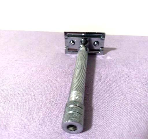 Merkur 23C Long Handle Double Edge Razor Chrome Finish --- New Other