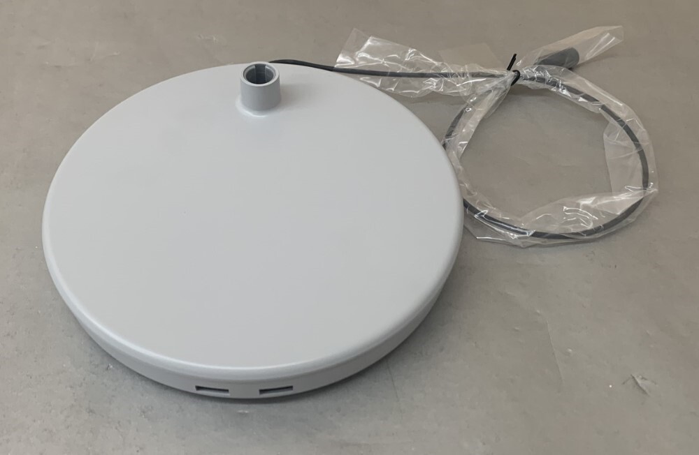 Humanscale Nova Charging Desktop Base in Light Gray for the Nova Task Light