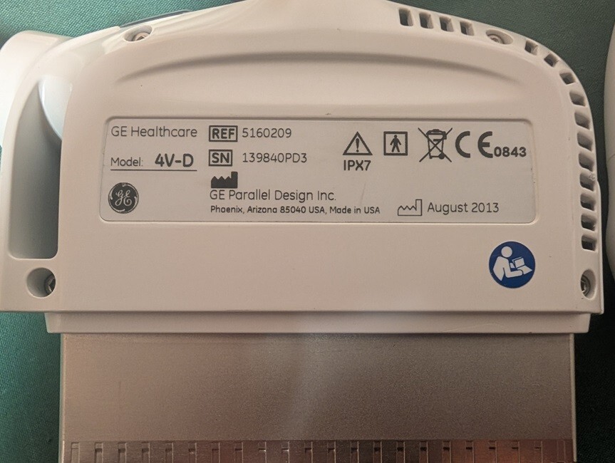 GE 4V-D Ultrasound Probe
